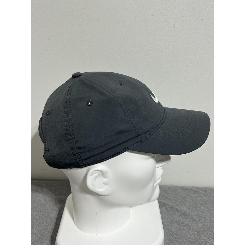 Nike Hat Cap Strap Back Gray Golf Athletic Embroidered Swoosh Mens‎ Lightweight - Picture 4 of 7